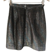 Load image into Gallery viewer, Sarah S- Tinsel Mini Skirt, 1970’s, 26” Waist