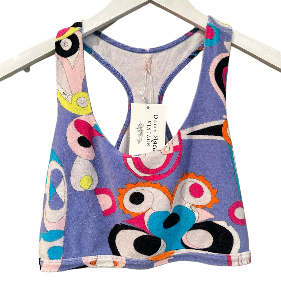 Jess - Emilio Pucci Cropped Bra Top, 2000’s, 34” Bust