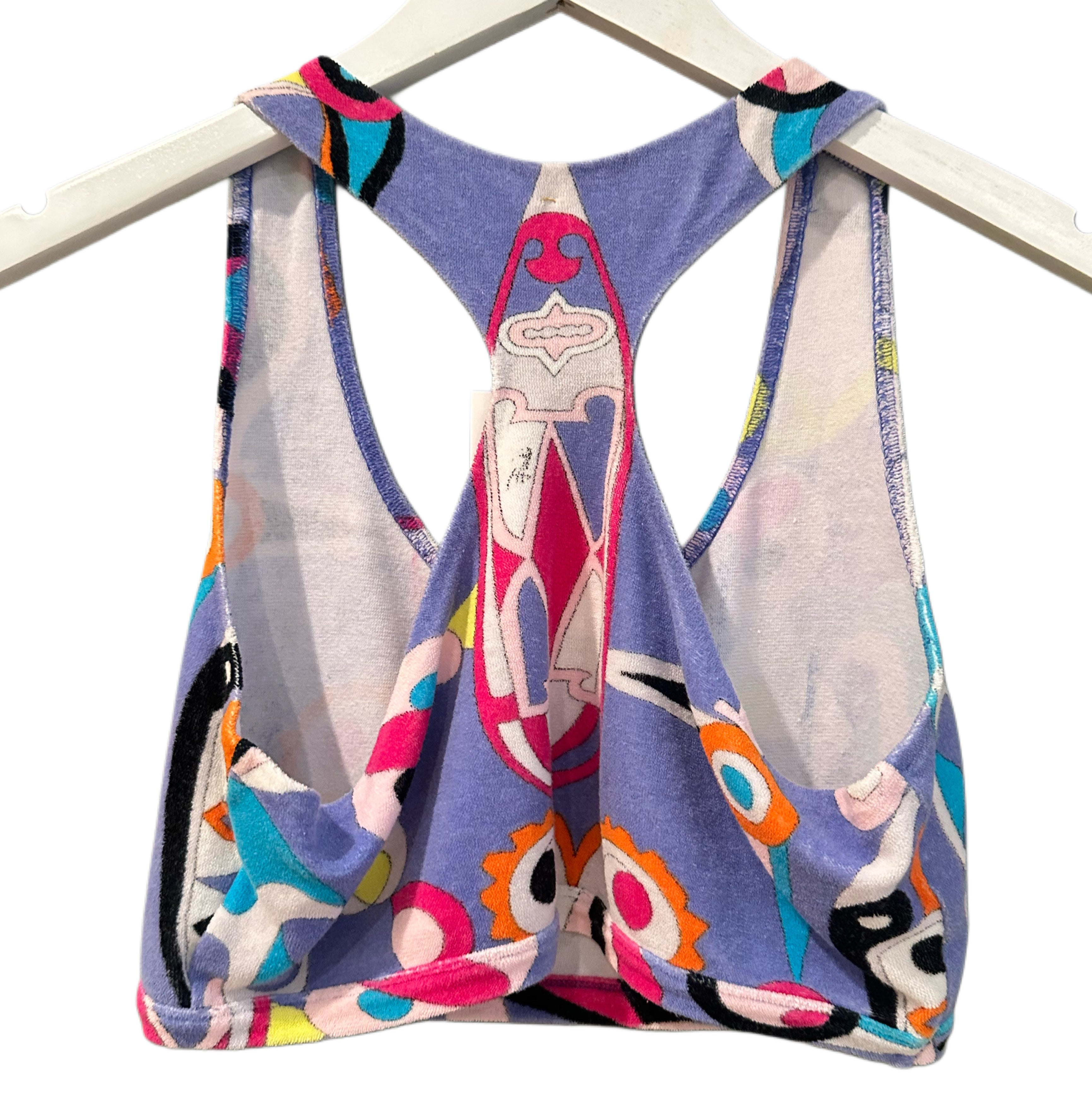 Jess - Emilio Pucci Cropped Bra Top, 2000’s, 34” Bust