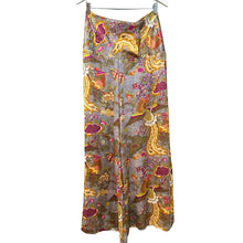Load image into Gallery viewer, Satin Abstract Wide Leg Pant, 30” Waist