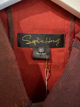 Load image into Gallery viewer, Sarah Jo - Red Silk Jacket, Y2K, 38" Bust