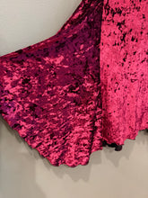 Load image into Gallery viewer, Red Crushed Velvet Skirt, 90’s, 30” Waist