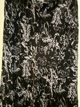 Load image into Gallery viewer, Black Velvet Burnout Skirt, 90’s, 30” Waist
