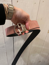 Load image into Gallery viewer, Reversible Gucci Belt, 49” Waist (Lori L.)