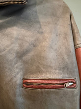 Load image into Gallery viewer, Sarah Jo - Gianni Versace Leather Jacket, 1980s, 52” Bust, as is