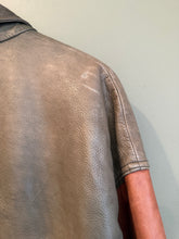Load image into Gallery viewer, Sarah Jo - Gianni Versace Leather Jacket, 1980s, 52” Bust, as is