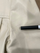 Load image into Gallery viewer, White Leather Jacket, 1970’s, 34” Bust, as is
