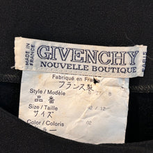 Load image into Gallery viewer, Black Givenchy Blouse, 40" Bust (Krystal F.)