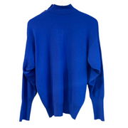 Blue Chanel Sweater, 44" Bust, As Is (Krystal F.)