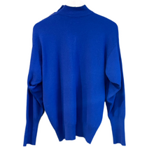 Load image into Gallery viewer, Blue Chanel Sweater, 44" Bust, As Is (Krystal F.)