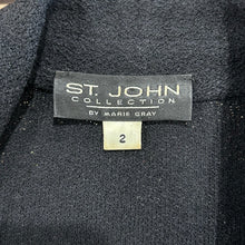 Load image into Gallery viewer, St John Jacket black and white, 34" Bust (Elaine)
