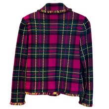 Load image into Gallery viewer, St John Jacket Pink Plaid Jacket, 35" Bust (Elaine)