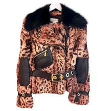 Load image into Gallery viewer, Leopard Fur Coat, 34" Bust (Elaine)