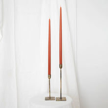 Load image into Gallery viewer, Taper Candles - Pair TERRACOTTA
