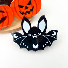 Load image into Gallery viewer, 3" Halloween Cute Bat Hair Clips: Spider wed