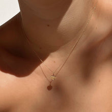 Load image into Gallery viewer, 14k Cherub Heart Pendant Necklace