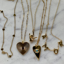 Load image into Gallery viewer, Heart Disc Necklace