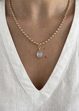 Load image into Gallery viewer, Moonstone Necklace : Staple Chain