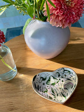 Load image into Gallery viewer, Starry Mushrooms Ceramic Heart Dish