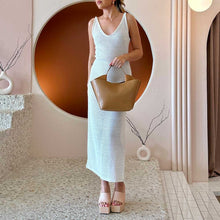 Load image into Gallery viewer, Terri Bone Medium Recycled Vegan Tote Bag