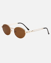 Load image into Gallery viewer, Blake Polarized Sunglasses: Black/Gold
