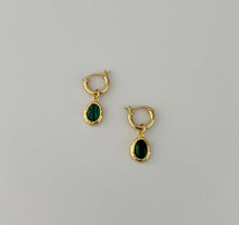 Load image into Gallery viewer, Piedritas Hoops: Blue