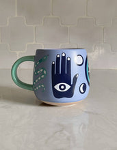 Load image into Gallery viewer, Hamsa Ceramic Mug