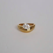 Noelle Curve Ring: 7