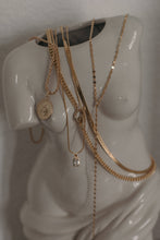 Load image into Gallery viewer, Isla necklace - dapped chain lariat necklace: 16" + 1.5" ext