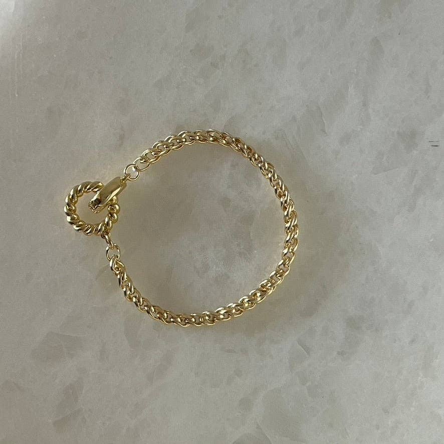 So Golden Bracelet: 7"