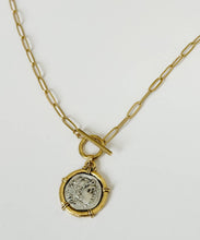 Load image into Gallery viewer, Greek Coin Necklace