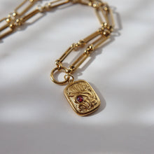 Load image into Gallery viewer, Rosette Paperclip Necklace