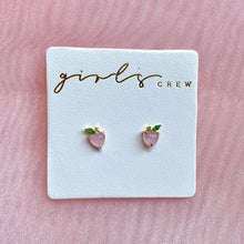 Load image into Gallery viewer, Peach Studs: Rose Gold
