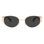 Elliott Polarized Sunglasses: Black/Gold