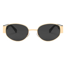 Load image into Gallery viewer, Elliott Polarized Sunglasses: Black/Gold