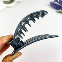 Load image into Gallery viewer, Oversized Minimal Solid Hollow Alligator Clip-Summer gift: Beige