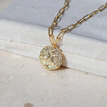 Load image into Gallery viewer, Gold Filled Witch's Talisman Necklace - Triple Moon Charm