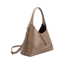 Load image into Gallery viewer, Caroline Taupe Recycled Vegan Shoulder Bag