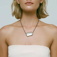 Load image into Gallery viewer, Lume Cord Necklace: Silver