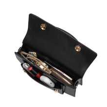 Load image into Gallery viewer, Carol Black Recycled Vegan Top Handle Bag