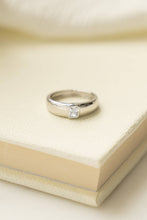 Load image into Gallery viewer, Baguette Dome Ring: Silver / 6