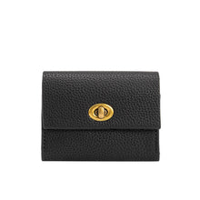 Load image into Gallery viewer, Rita Black Vegan Card Case Wallet