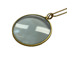 Load image into Gallery viewer, 1-3/4" Magnifying Glass on Necklace - Antique Reproduction
