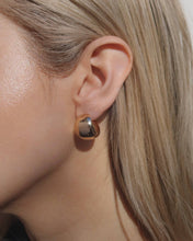 Load image into Gallery viewer, Iris Hoops: Gold plate