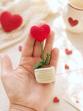 Load image into Gallery viewer, Handmade Mini Crochet, Keychain Desk Decor – 6 Designs: Style 5 (Spooky Boo)