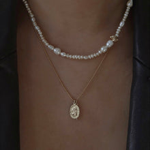 Load image into Gallery viewer, Fortuna Charm Necklace: 14k gold filled / 18"