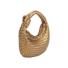 Load image into Gallery viewer, Drew Small Metallic Bronze Recycled Vegan Top Handle Bag