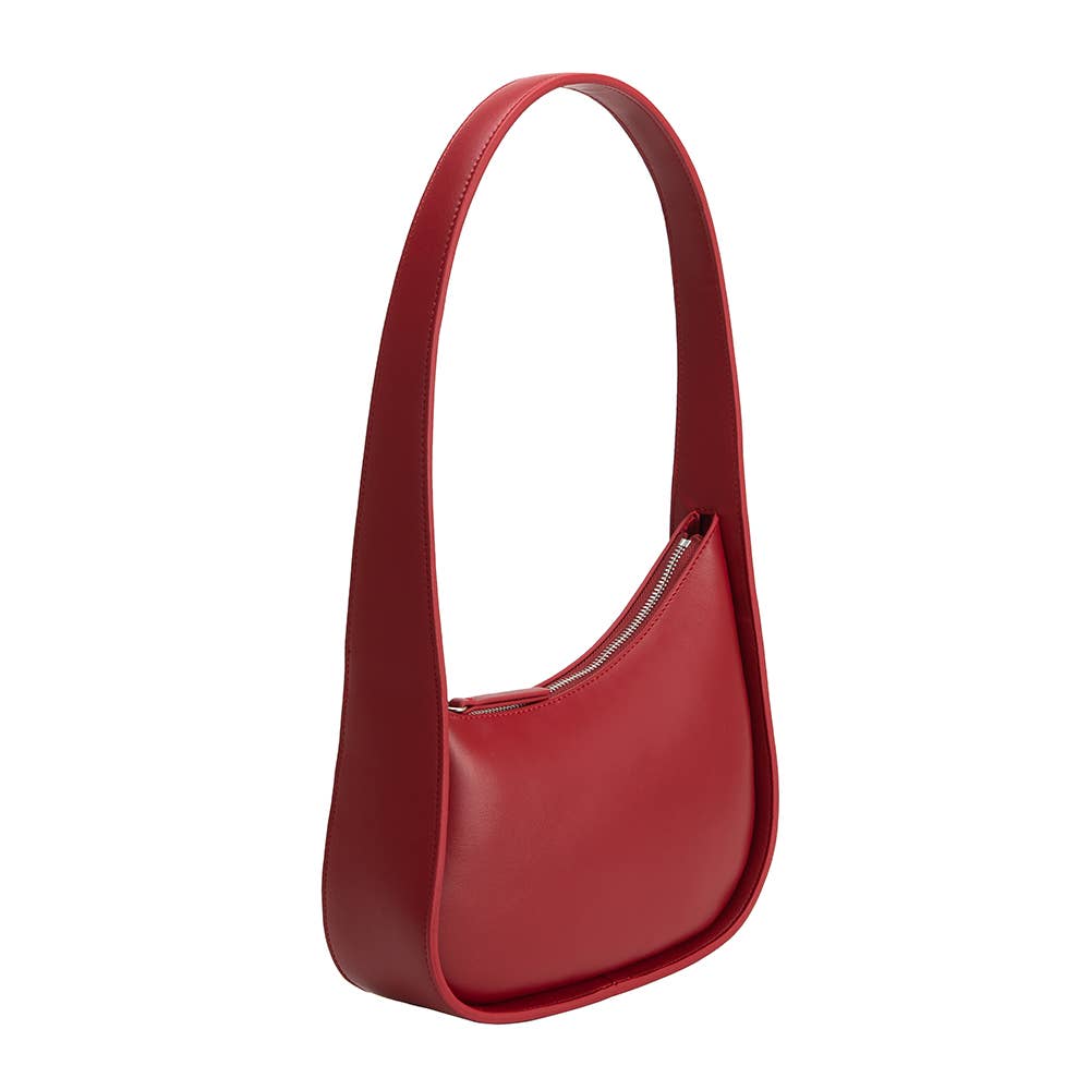 Willow Red Recycled Vegan Shoulder Bag