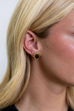 Load image into Gallery viewer, Saylor Tiger Eye Studs: 0.6"