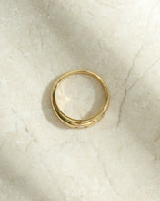 Load image into Gallery viewer, CZ Dome Ring: Gold / 7